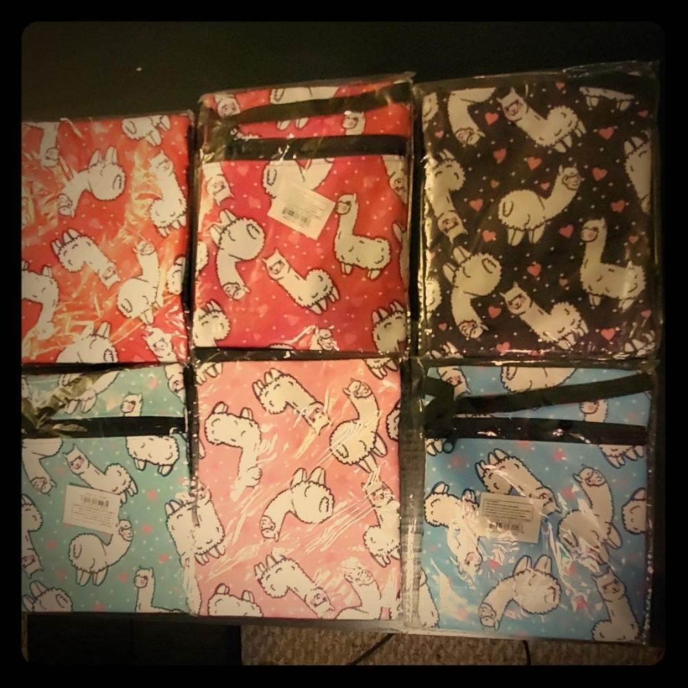 Llama print Mini Messenger Bag